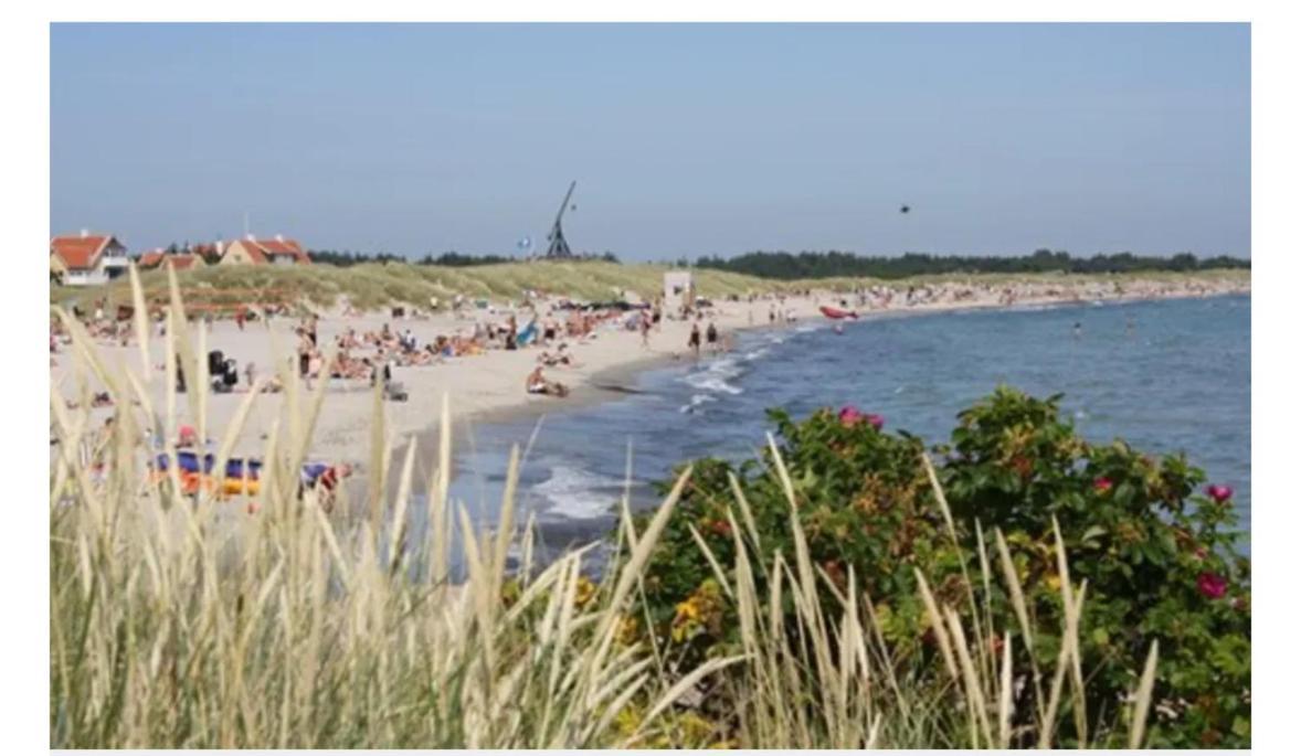 Skon Villalejlighed I Skagen Med Terrasse Og Taet Pa Centrum Exterior foto